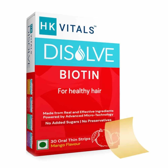 HealthKart HK Vitals DISOLVE Biotin,  30 Strip(s)  Mango