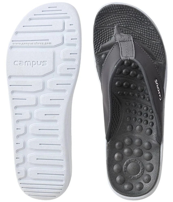 Campus - Grey Melange Womens Thong Flip Flop - None