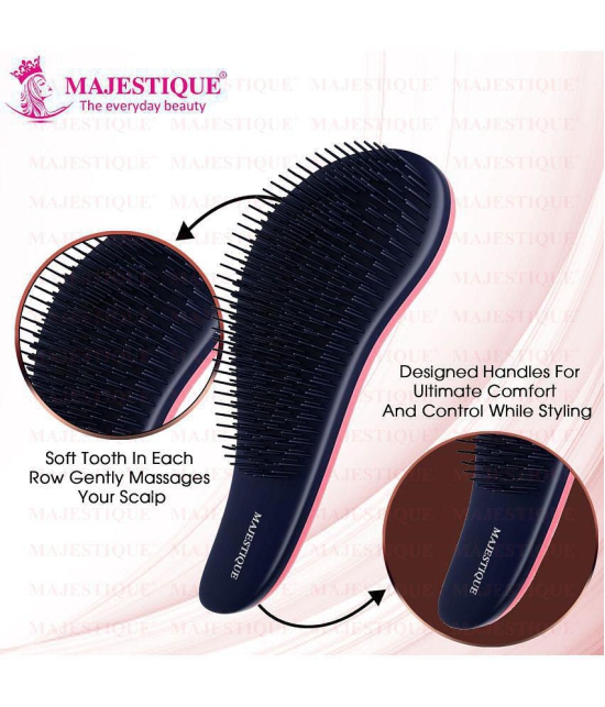 MAJESTIQUE - Vented Brush For All Hair Types ( Pack of 1 )