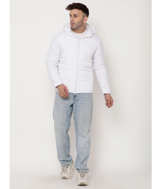 9TY3REE Polyester Mens Puffer Jacket - White ( Pack of 1 ) - None