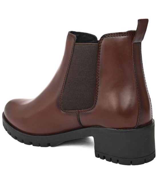 Fentacia - Brown Women's Ankle Length Boots - None