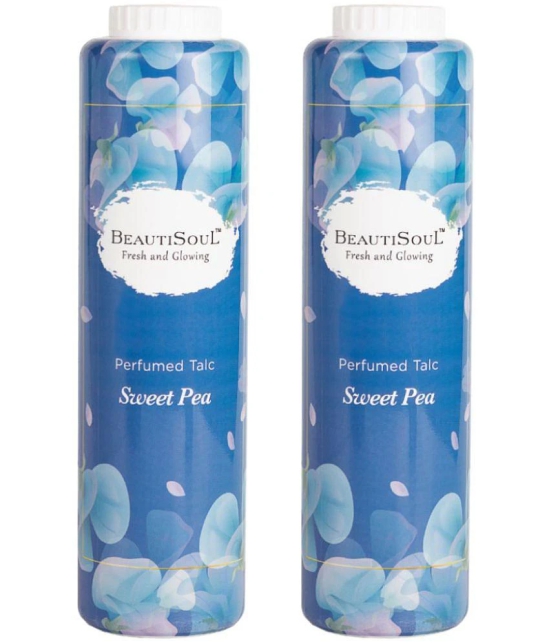 Beautisoul Beautisoul Sweet Pea Talcum Powder Beautisoul Sweet Pea Talc 300g + 300g Talc 600 gm Pack of 2