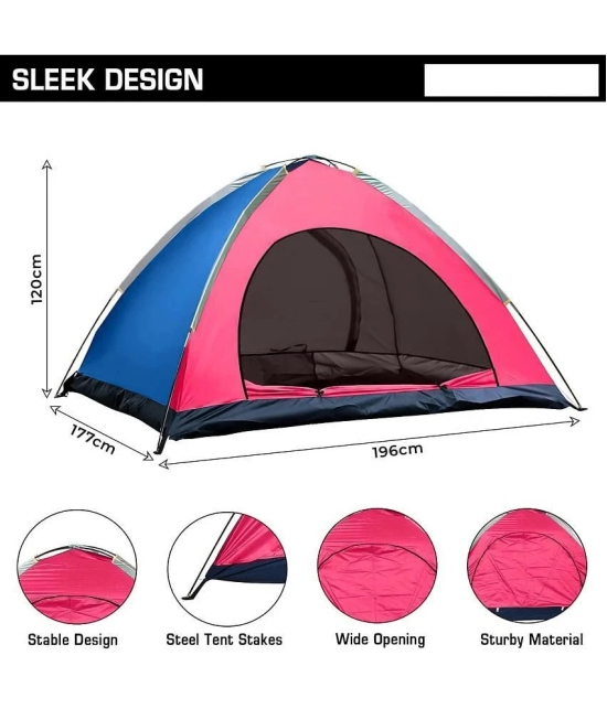 Mantra 4 Person Camping Tent - Multi Color