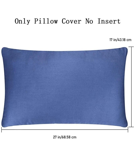 PINDIA Single Blue Pillow Cover - Blue