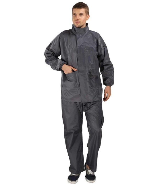 Goodluck Raincoat Set - Grey - None