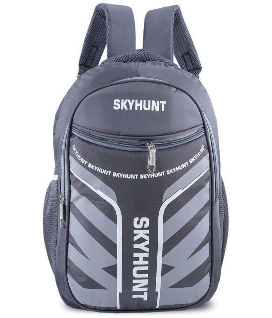 skyhunt - Grey Polyester Backpack ( 37 Ltrs ) - Grey