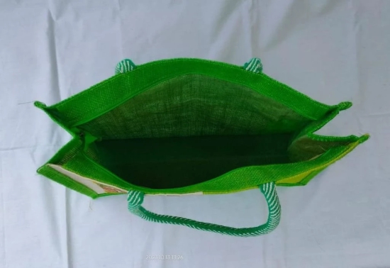 Sonchiraiya Green Lunch Jute Bag