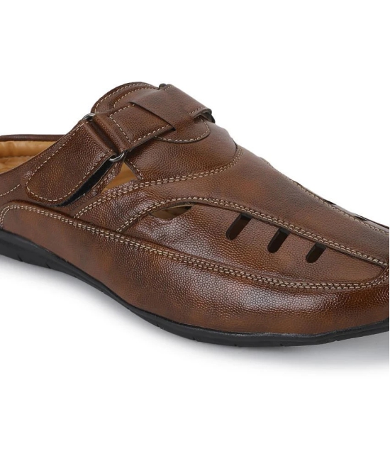 UrbanMark - Brown Mens Sandals - None