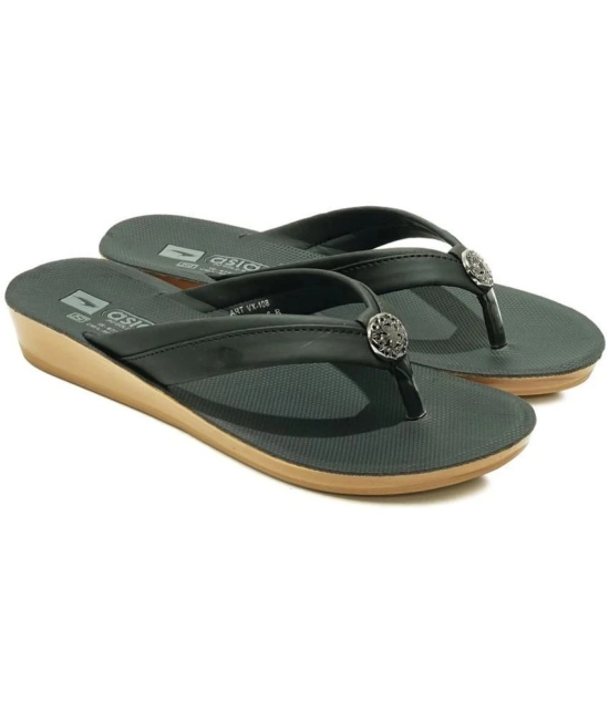 ASIAN Black Womens Slipper - None