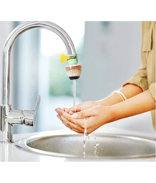 DHS Mart Carbon Faucet Water Filters Universal Interface Plastic(ABS) Health Faucet (Water Sprayer)