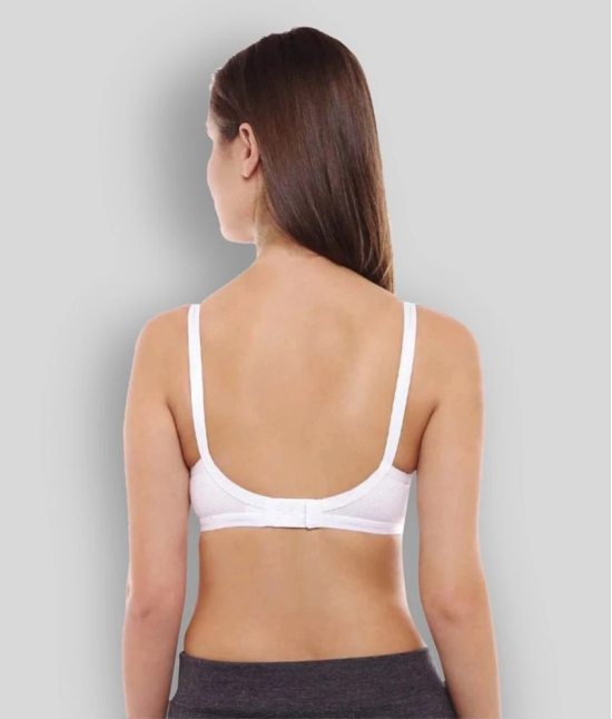 Bodycare Cotton T-Shirt Bra - White - 38D