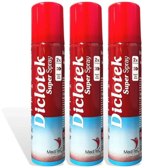 MEDITEK DICLOTEK ADVANCE PAIN RELIEF SPRAY - Pain Relief Spray ( Pack Of 6 )