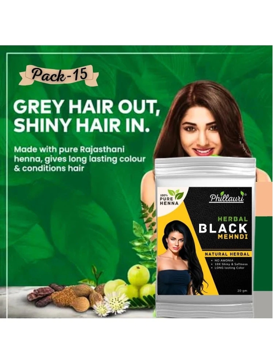 Phillauri Natural Permanent Hair Color 20 g Black