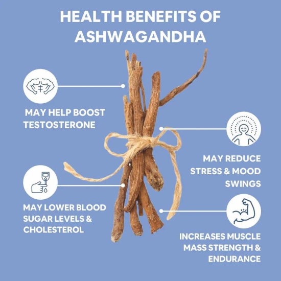 CF 100% Organic Ashwagandha Powder - Withania Somnifera - USDA Certified Organic Ashwagandha for Vitality, Strength & Stress Management - 100g Veg Powder