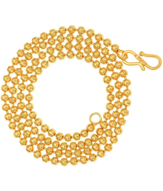 AanyaCentric Combo of 2 Gold Plated 28inches Long Fashion Chain - None