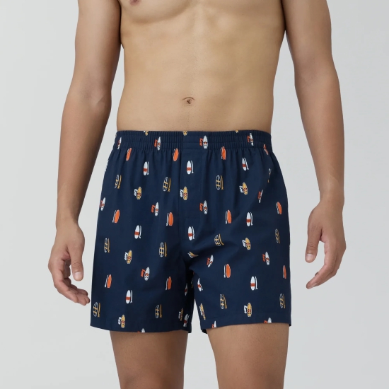 Splash Cotton Boxers - Surfboard Blue XL