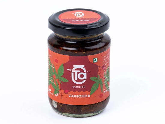 Ta Pickles | Gongura Pickle | 150g | Made with Cold Pressed Oil | Homemade | Traditional Indian Taste | Natural | No Preservatives (150 gm)