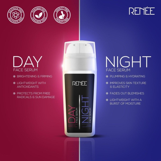 RENEE Day & Night 2-In-1 Face Serum, 30ml