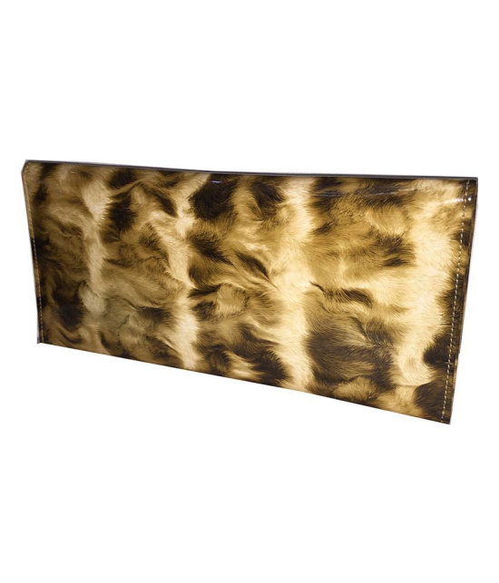 Apnav Gold Fur-design Clutch With Sling Chain