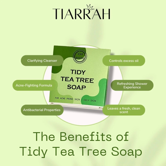 Tidy Tea Tree Soap-Pack of 3