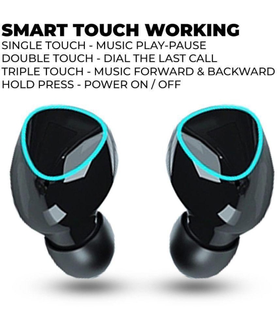 COREGENIX POWER PLAY Bluetooth True Wireless (TWS) In Ear 30 Hours Playback Low Latency IPX4(Splash & Sweat Proof) Black