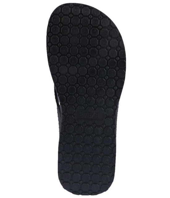 UniStar Robust Black Slippers - 8