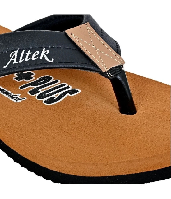 Altek - Tan Mens Thong Flip Flop - None