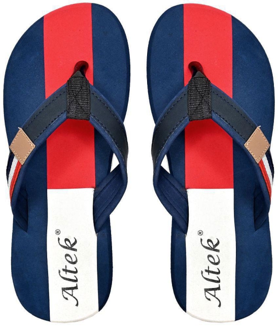 Altek - Navy Mens Thong Flip Flop - None