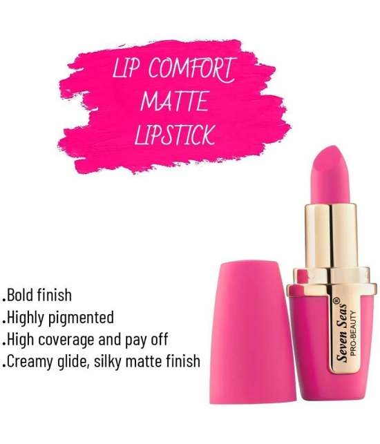 Seven Seas Lip Comfort Velvet Matte Lipstick (Chestnut Rose)