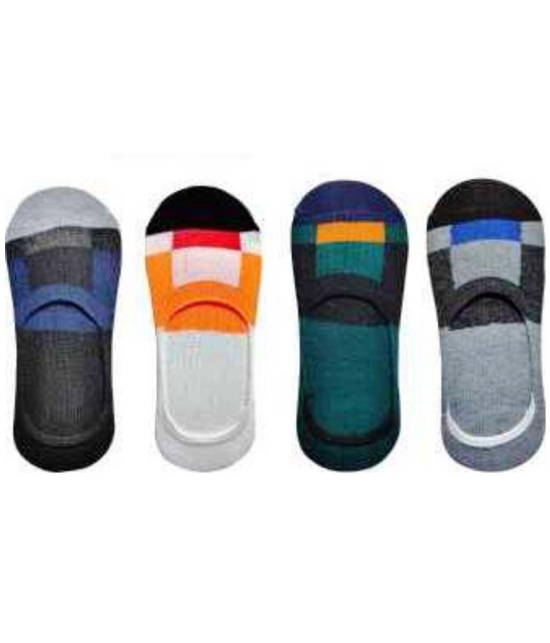 DAYAKU Unisex Multicolor Blend Anti-Skid Ankle Length Socks ( Pack of 3 ) - None