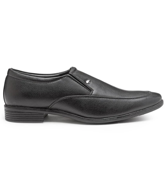 Action - Black Mens Slip On Formal Shoes - None