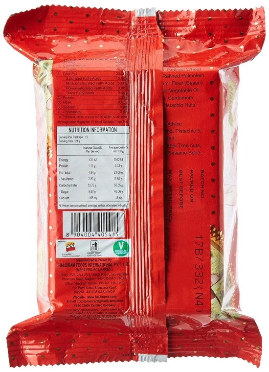 Haldirams Haldiram Soan Papdi, 250 Gm