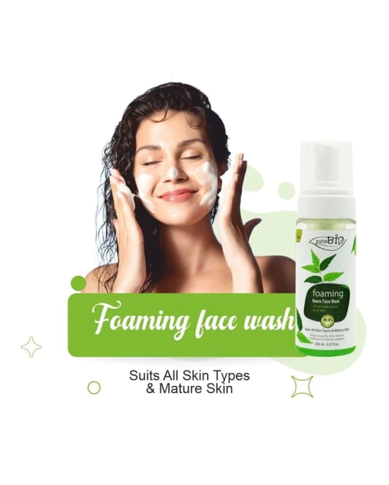 Purobio Neem Foaming Face Wash - 150ml