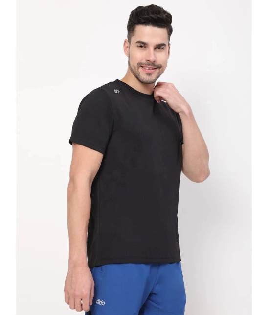 Dida - Black Polyester Regular Fit Mens Sports T-Shirt ( Pack of 1 ) - None