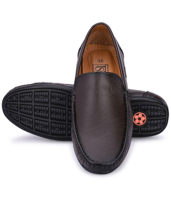 ShoeRise Brown Mens Slip on - 11