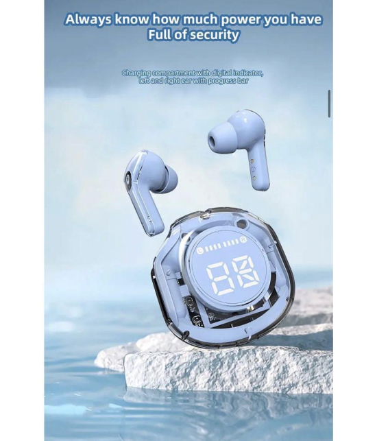 Life Like Ultra Pods 2 Type C True Wireless (TWS) In Ear 24 Hours Playback Powerfull bass IPX4(Splash & Sweat Proof) Blue