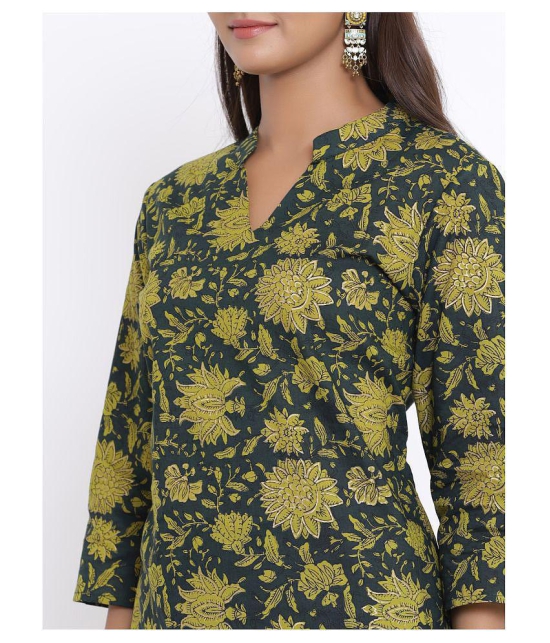 miravan Cotton Kurti With Sharara And Gharara - Stitched Suit - XXL