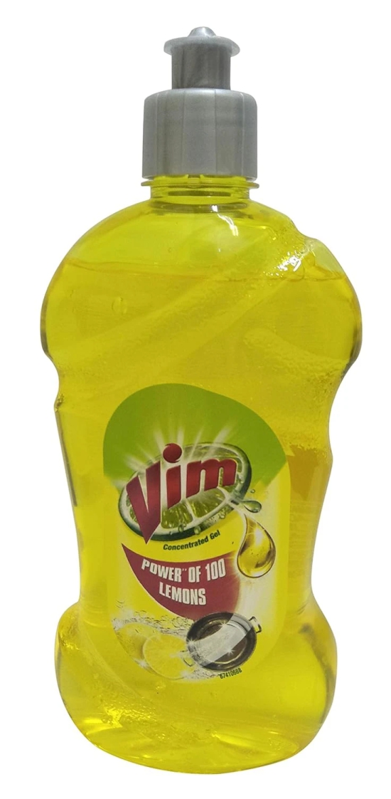 Vim Dishwash Gel - Lemon, 500Ml Bottle