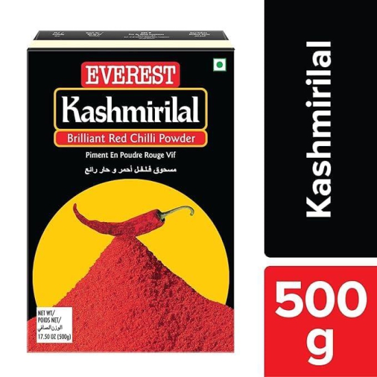 Everest Spices | Kashmirilal Brilliant Red Chilli Powder | 100 Gm Each | Pack of 2| 200 Gm Pack