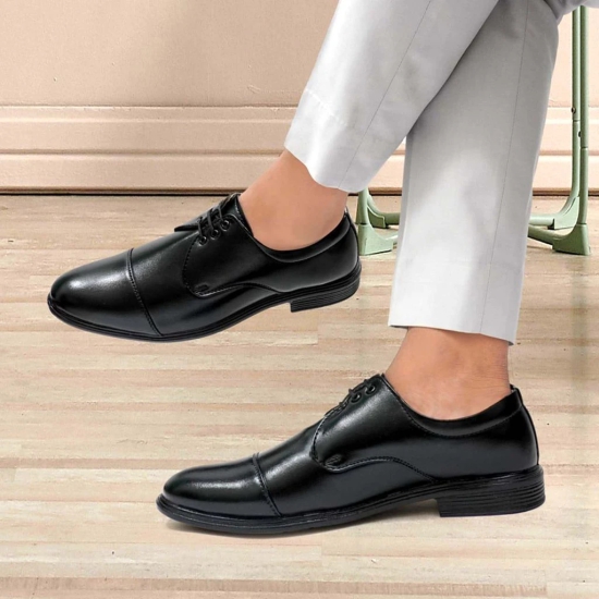 WUGO::Latest Trendy Men Formal Shoes|Black Derby Shoes|Office Shoes For Mens & Boys (Free Home Delivery)