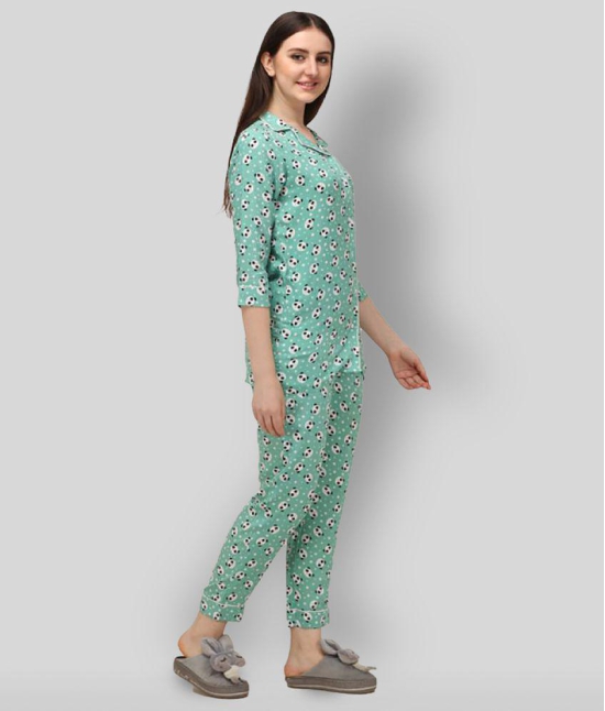 Berrylicious - Multicolor Rayon Womens Nightwear Nightsuit Sets - XL