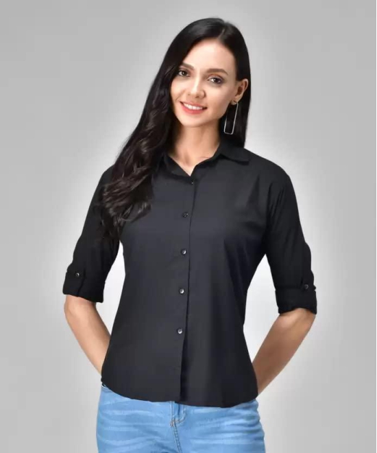 FUNDAY FASHION Women Regular Fit Solid Spread Collar Casual Shirt (Pack of 2)