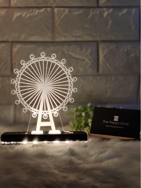 Ferris Wheel Led Plaque with Led Stand