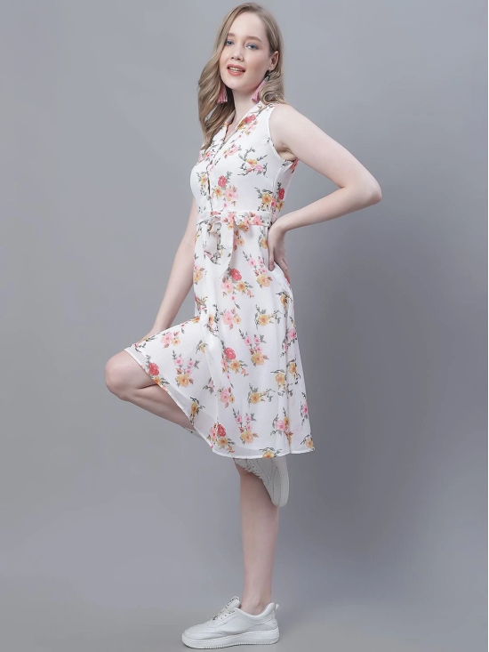 MINI & MING Women Floral Shirt Collar Dress