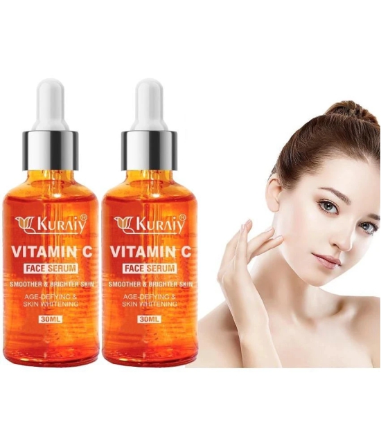 KURAIY Face Serum Vitamin C Radiant Glow For All Skin Type ( Pack of 2 )