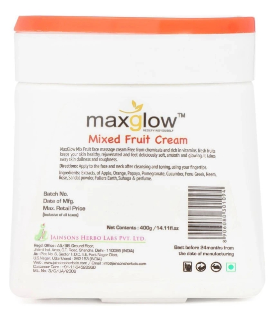 MaxGlow Mixed Fruit Cream Day Cream 400 gm