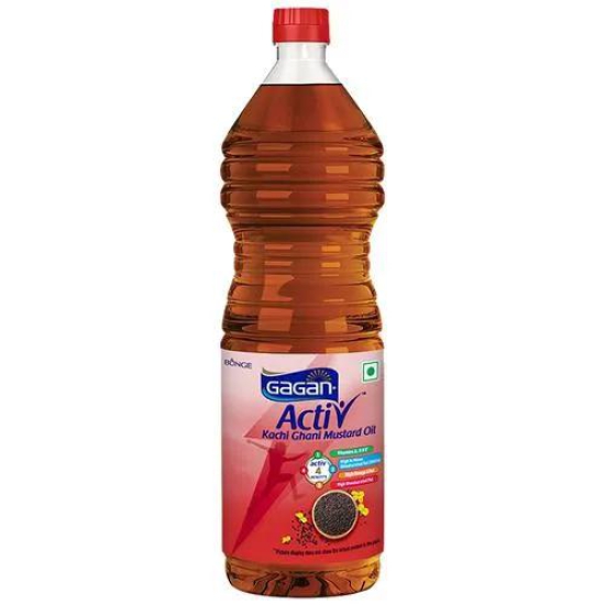 Gagan Active Kachi Ghani Mustard Oil 1 Ltr