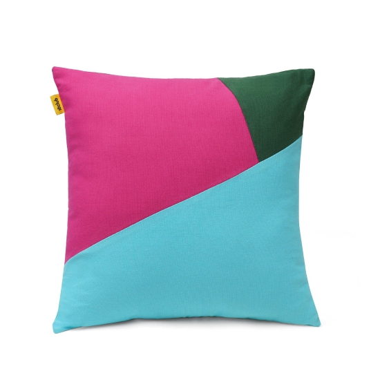 Multi-Colour Geometric Cushion Cover | Single 10Club Yellow 16