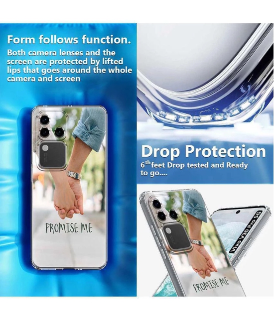 NBOX Multicolor Printed Back Cover Silicon Compatible For Vivo V30 Pro 5G ( Pack of 1 )