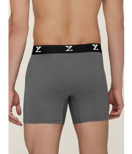 XYXX Modal Mens Trunks ( Grey Melange ) - None